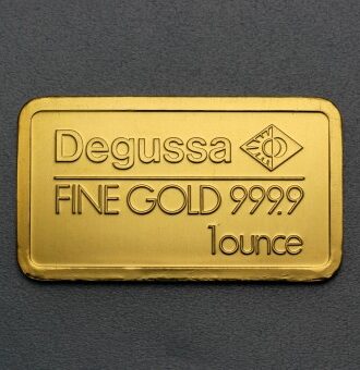 1 oz DEGUSSA Resale gold bar
