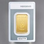 1 oz Kinebar gold bar HERAEUS