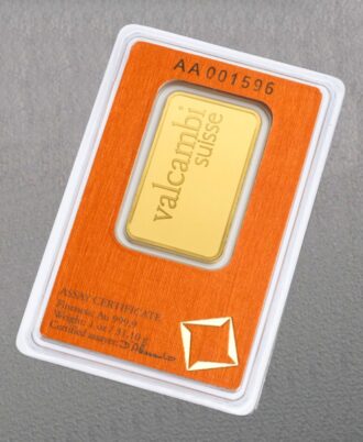 1 oz VALCAMBI gold bar minted
