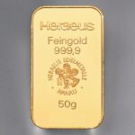 50g HERAEUS gold bar - “Resale”