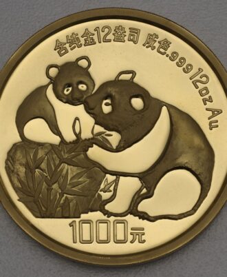 Panda Gold Coin – 12 oz fine gold