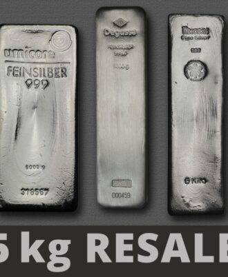 5kg resale silver bars