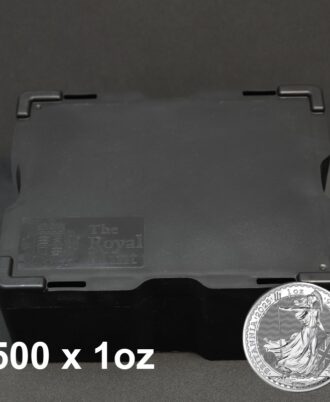 500 x 1 oz Britannia silver coin