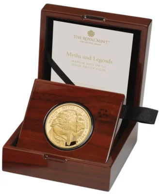 Merlin Proof Gold Coin – 1 oz fine gold