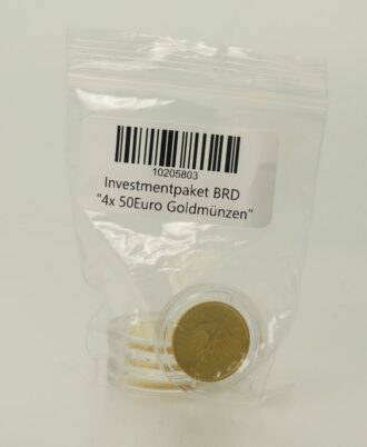 Investment package BRD “4x 50 euro gold coins”
