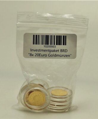 Investment package FRG “8 x 20 euro gold coins”