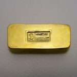Gold bars 100g Au cast bars, fine gold