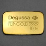 100g gold bars DEGUSSA Resale