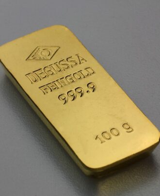 Gold bar 100g DEGUSSA (old form)