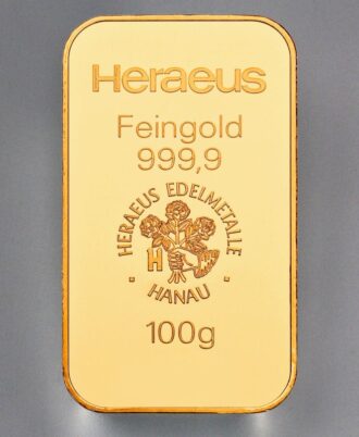 100g HERAEUS gold bar - “Resale”