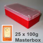 Gold bars 25x 100g VALCAMBI (master box)