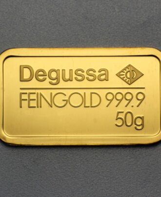 50g gold bars DEGUSSA Resale