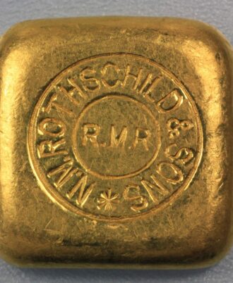 50g ROTHSCHILD & Sons gold bar (round stamp)