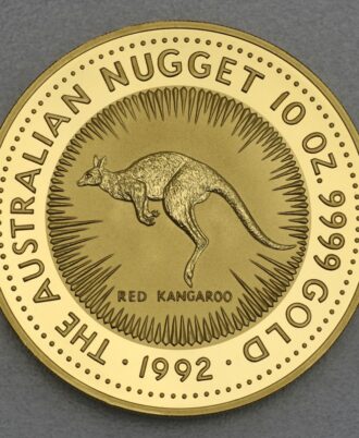 10oz Kangaroo 1992 Gold Coin – Perth Mint Investment Gold