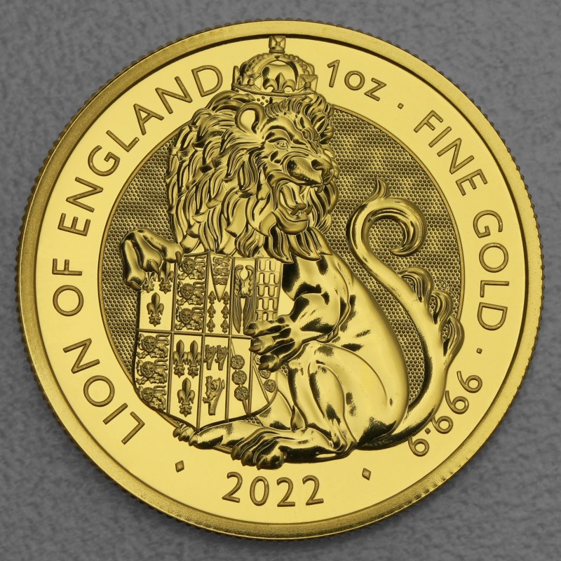 ooGoldmnze_1oz_Lion_of_England_2022_Royal_Tudor_Beasts_Serie