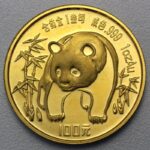 Panda gold coin – 1 oz fine gold 1986