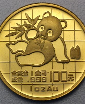 Panda Gold Coin – 1oz Fine Gold 1989