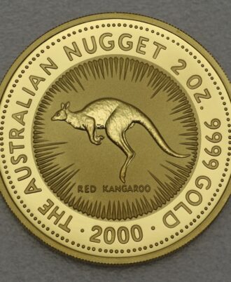 2oz Kangaroo 2000 Gold Coin – Perth Mint Investment Gold