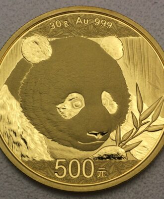 Panda Gold Coin – 30g Fine Gold 2018