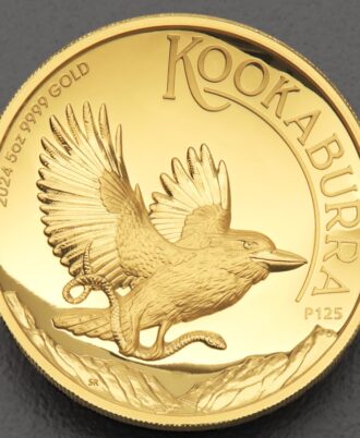 5oz Kookaburra 2024 Gold Coin – Perth Mint PP/HR