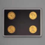 Gold coin set, 4x 20 marks, “Kings of Prussia”