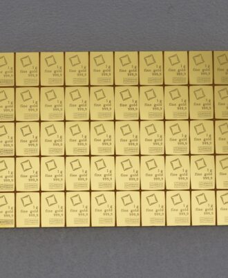 VALCAMBI gold bar (50x 1g Au CombiBar) - “Resale”